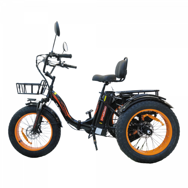 Трехколесный электровелосипед фэтбайк Kugoo Trike