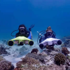 Подводный электроскутер MANTA белый