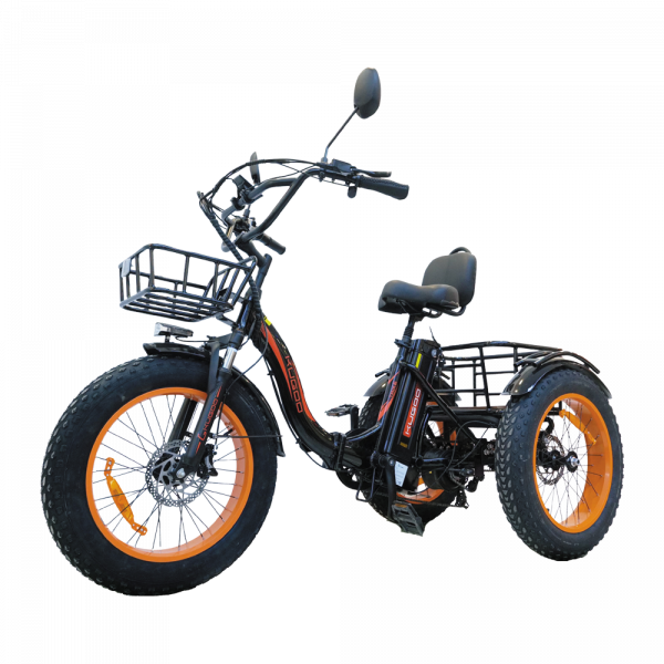 Трехколесный электровелосипед фэтбайк Kugoo Trike