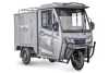 Грузовой электротрицикл Rutrike КАРГО Кабина Дуал серый