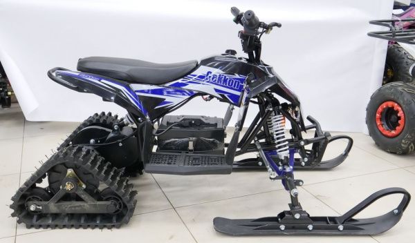 Детский снегоход Gekkon Snow (Снегоцикл) бело-красный